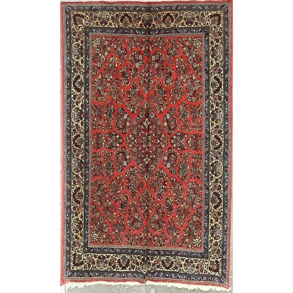 One Of The Kind Persian Sarough Rug 9'0" x 6'6" zandirugs